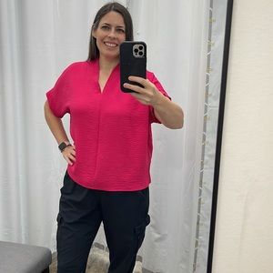 Charlotte Avery Top - Pink - New